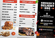 Smokers Delight Bbq menu