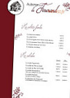 Auberge Du Tisserand menu