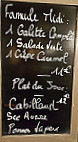 Le Moulin De La Galette menu