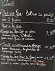 Le Petit Bouchon menu