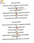 Entre Nous menu