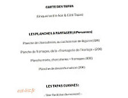 La Table De Grans menu