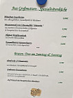 Gasthaus-pension Gibis menu