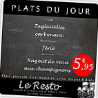 Le Resto menu