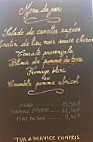 Le Petit Detour menu