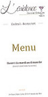 L'evidence menu