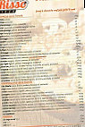 Risso Pizza menu