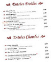 La Vieille Ferme menu