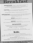 Ralph's Cafe menu