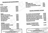 Gasthaus Zum Wilden Mann menu