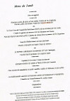 Le Mas De Guilles menu