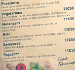 Dolce Vita menu