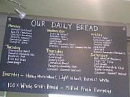 Great Harvest Bread menu