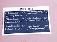 Le Bistrot Du Canigou menu