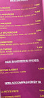 Le P'tit Creux menu