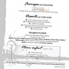 Le Cosy Montparnasse menu