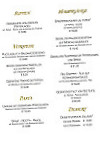 Villazzo menu