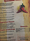 EL Charro menu