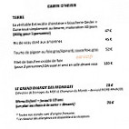 Frédéric Doucet menu