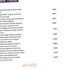 Le Carillon menu