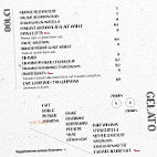 Le Comptoir Italien menu