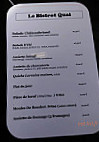 Bistrot Quai Du Barrage menu