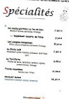 La Petite Abbaye menu