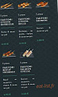 Sushi Soba menu