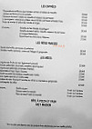 Le flore menu