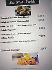 Les Platanes menu