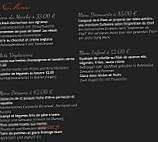 A L'agneau menu