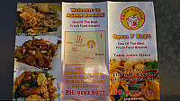 Asian Noodle menu