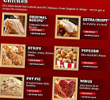 Kfc menu