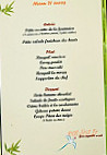 La Fournaise menu