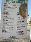 The Dough Shack menu