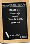 Le Bistrot du Marche menu