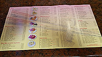 New China Gold menu