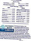 Southern Roots Grille menu