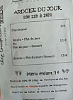 Chez Louisette menu