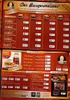 Der Burgermeister menu