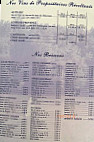 Le Bouchon menu