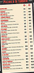 Allo Pizza menu