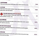 Pizzeria La Massilia Meze menu