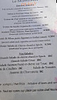 Le Montsorelli menu