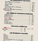 Bistrot du boucher menu