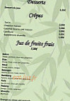 Le Balian Cafe menu