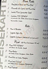 Pizzeria Mio Mondo menu