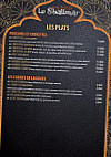 Le Shalimar menu