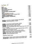 Crêperie Madame menu