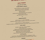 La Table De Sandorine menu